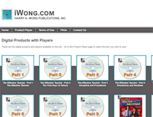 Tablet Screenshot of iwong.com